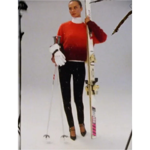 J.Crew Dip-Dyed Brushed Cashmere Crewneck Sweater - Picture 5 of 12